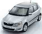 New Skoda Fabia hatchback model cars